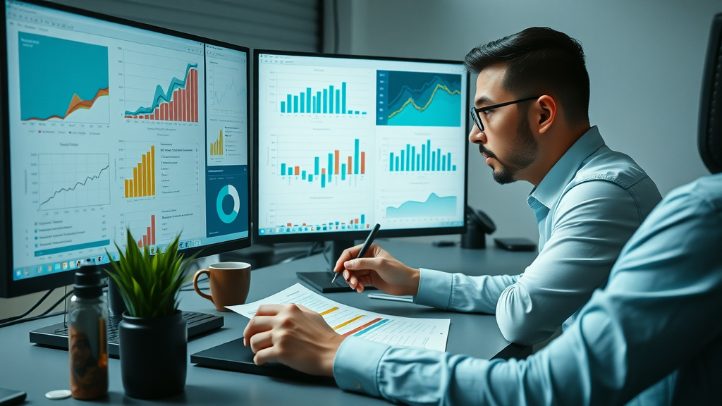 person optimizing google business profile services market home service business content marketing for home services